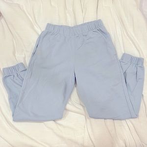 brandy melville sky blue rosa sweatpants
